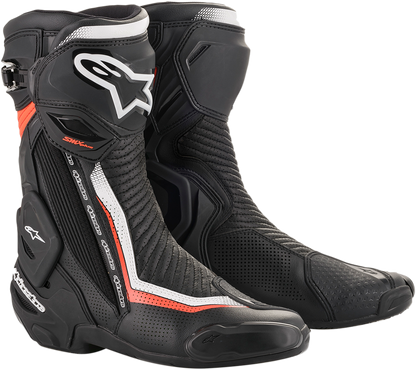 Alpinestars SMX+ Vented Boots - Black/White/Red