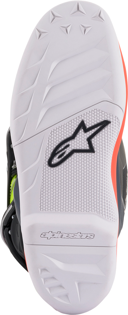 Alpinestars Youth Tech 7S Boots - Black/Gray/Red/White/Yellow