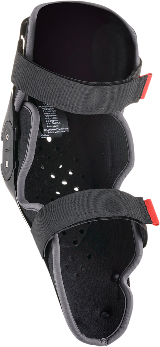 ALPINESTARS SX-1 v2 Knee Guards - Black/Red - S/M 6506321-13-S/M