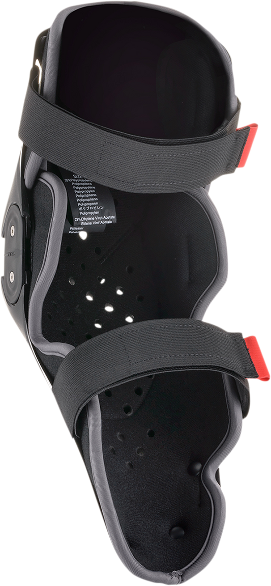 ALPINESTARS SX-1 v2 Knee Guards - Black/Red - 2XL 6506321-13-2X