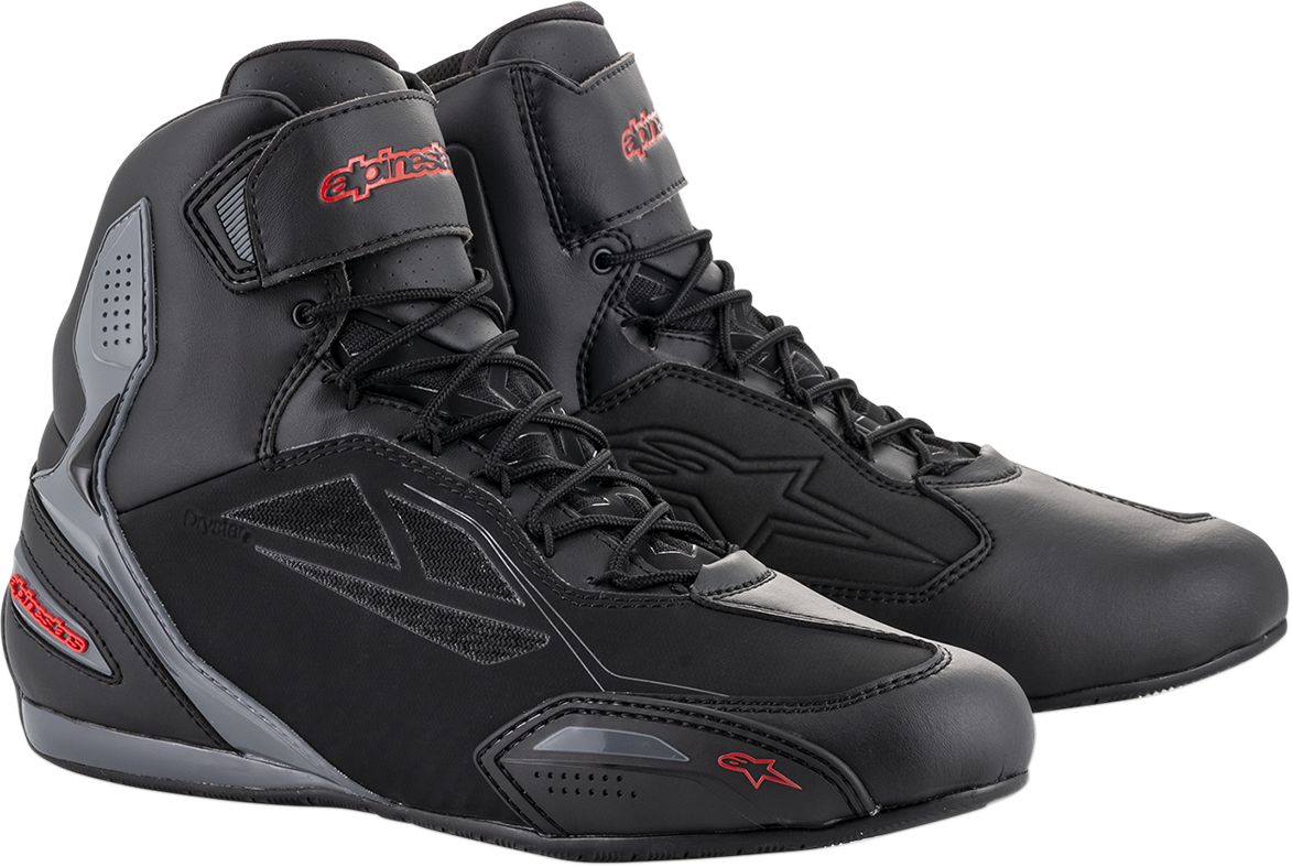 Alpinestars Faster-3 Drystar® Shoes - Black/Gray/Red