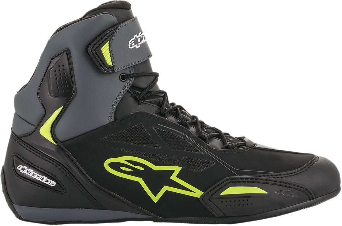 Alpinestars Faster-3 Drystar® Shoes - Black/Gray/Yellow