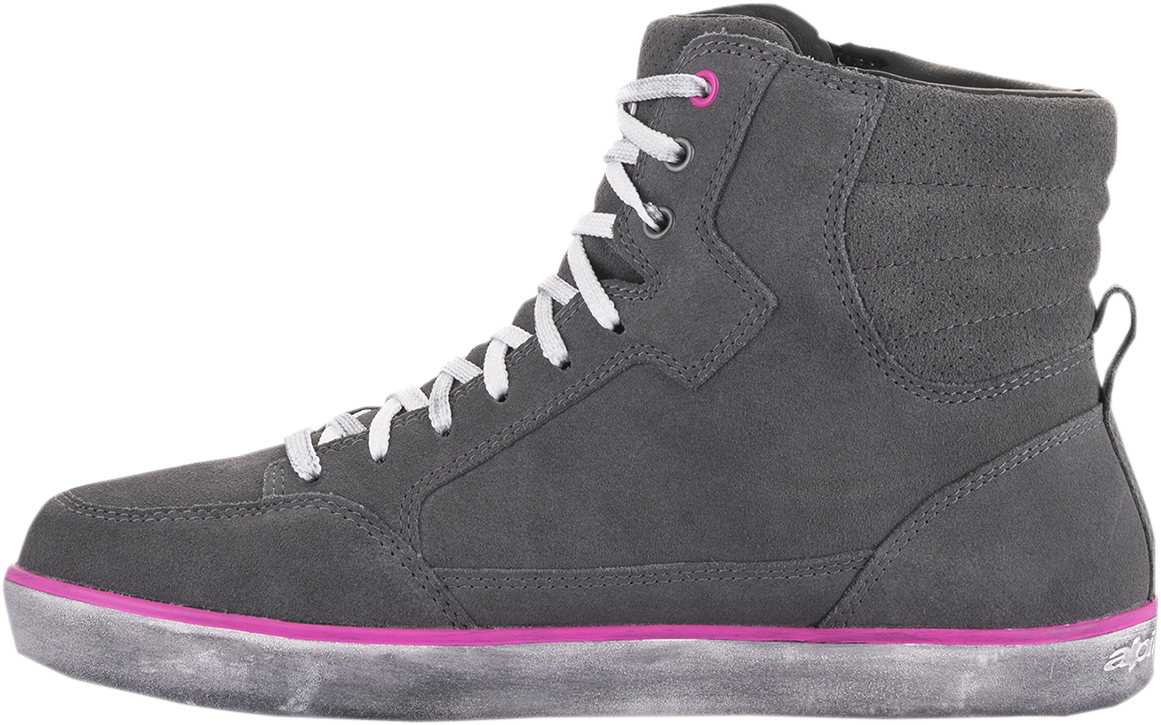 Alpinestars J-6 Waterproof Women's Shoes - Gray/Pink
