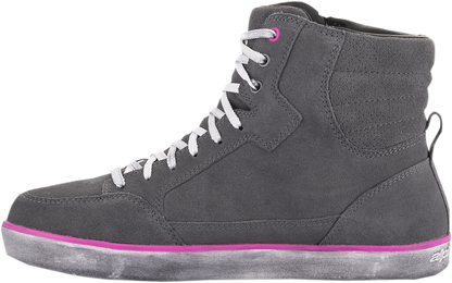 Alpinestars J-6 Waterproof Women's Shoes - Gray/Pink