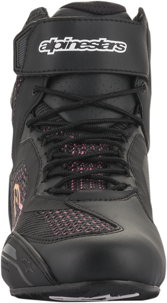 Alpinestars Stella Faster-3 Rideknit Shoes - Black/Yellow/Pink