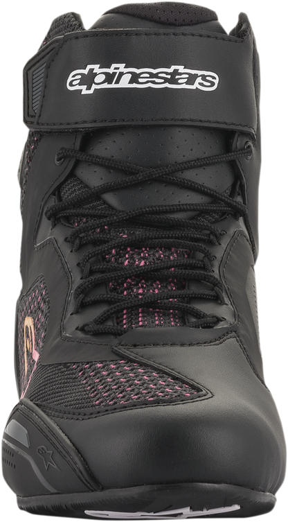 Alpinestars Stella Faster-3 Rideknit Shoes - Black/Yellow/Pink