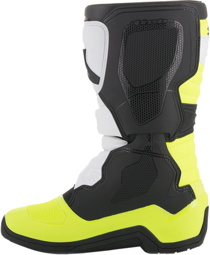 Alpinestars Tech 3S Boots - Black/White/Fluorescent Yellow