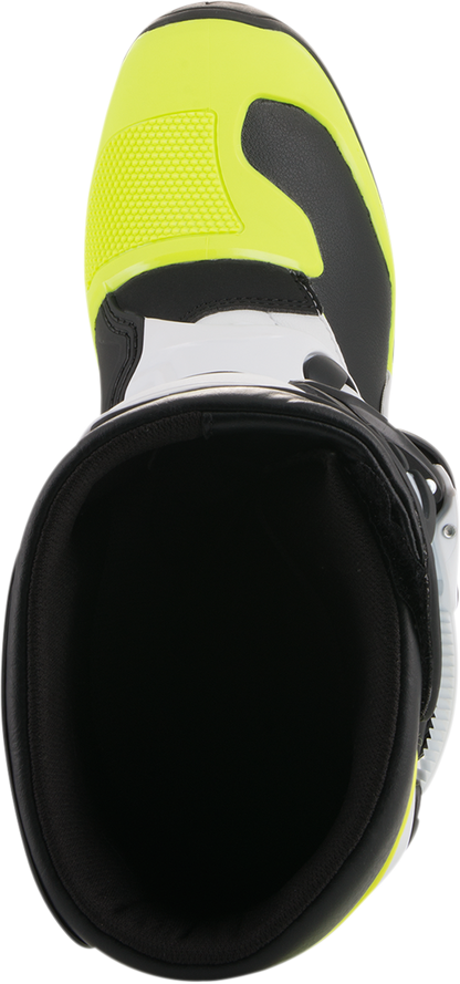 Alpinestars Tech 3S Boots - Black/White/Fluorescent Yellow
