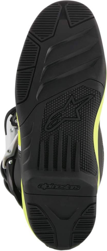 Alpinestars Tech 3S Boots - Black/White/Fluorescent Yellow