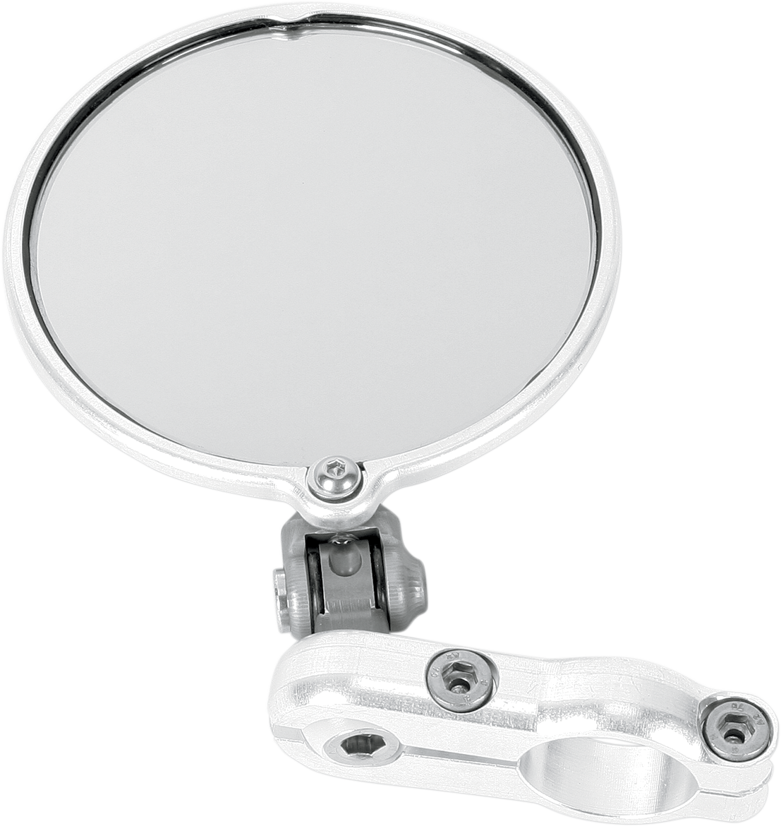 CRG Mirror - Hindsight LS - Side View - Round - Silver - Right - Each HSLS-201-R