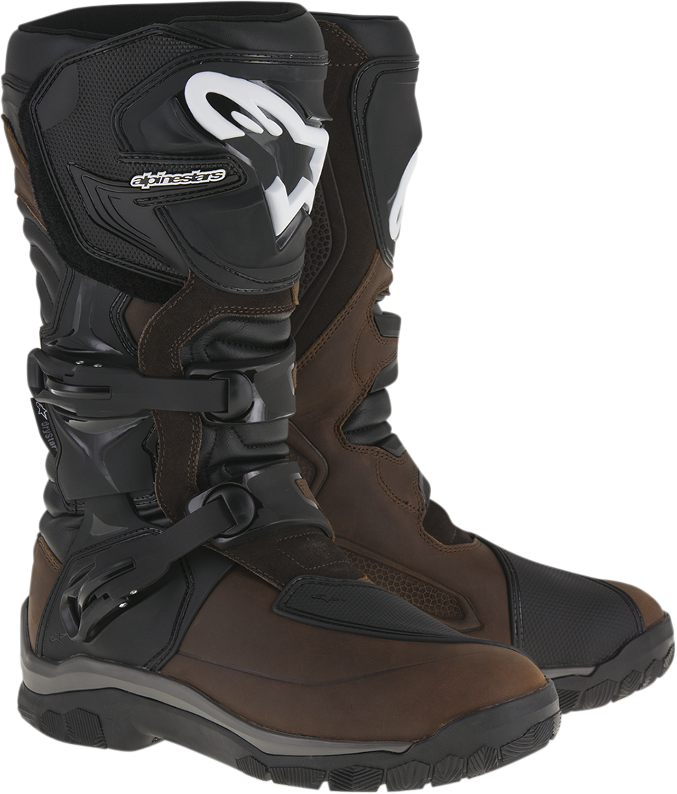 ALPINESTARS Corozal Adventure Drystar? Oiled Leather Boots - Brown - US 8 / EU 42 2047717-82-8