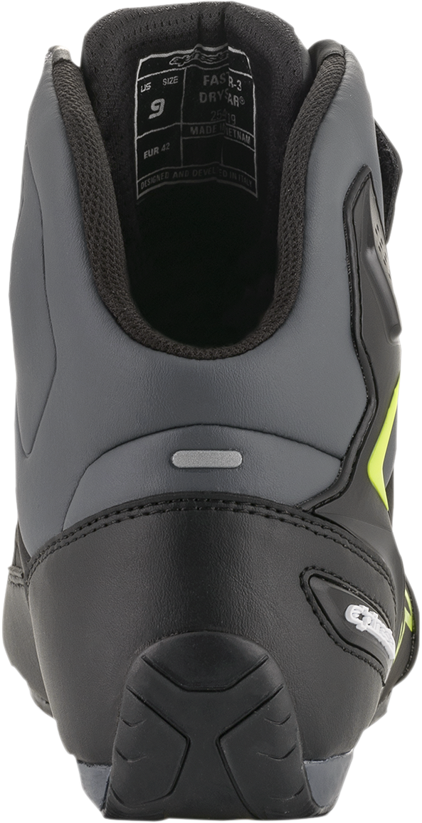 Alpinestars Faster-3 Drystar® Shoes - Black/Gray/Yellow
