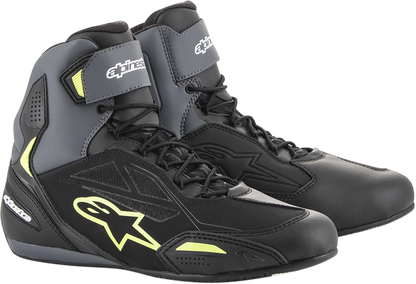 Alpinestars Faster-3 Drystar® Shoes - Black/Gray/Yellow