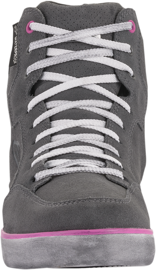 Alpinestars J-6 Waterproof Women's Shoes - Gray/Pink