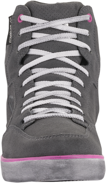 Alpinestars J-6 Waterproof Women's Shoes - Gray/Pink