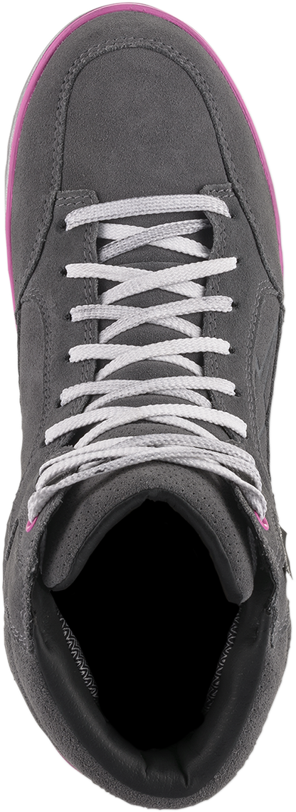 Alpinestars J-6 Waterproof Women's Shoes - Gray/Pink