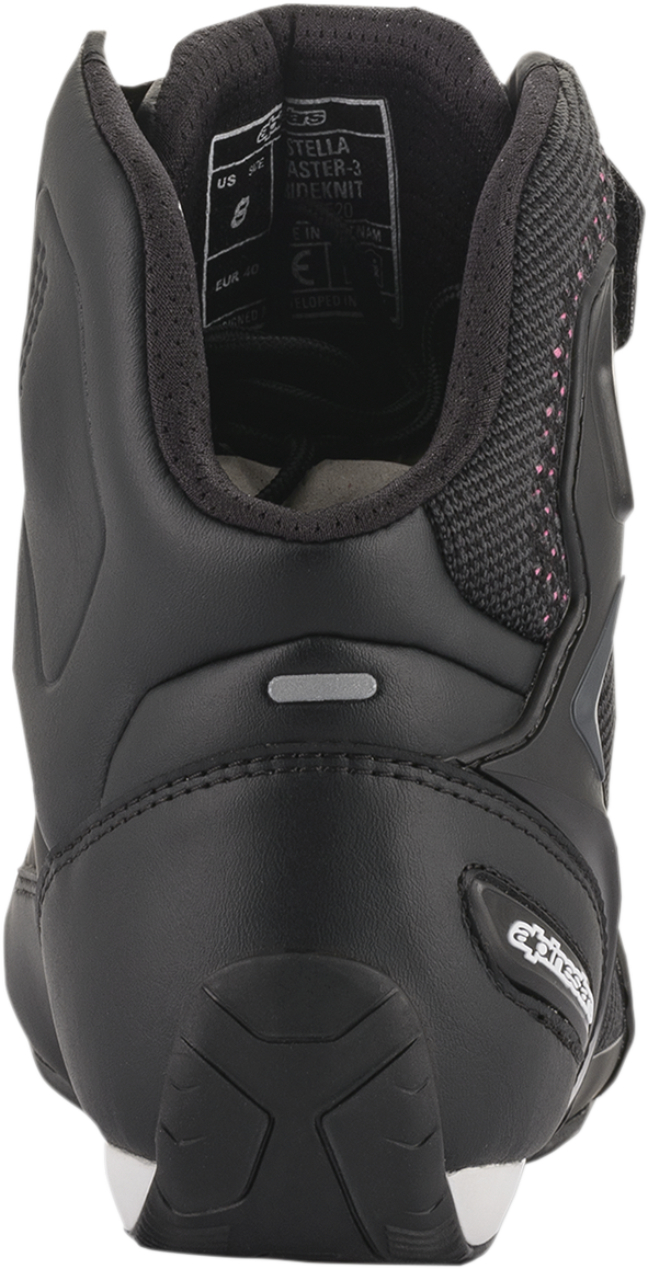 Alpinestars Stella Faster-3 Rideknit Shoes - Black/Yellow/Pink