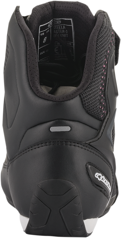 Alpinestars Stella Faster-3 Rideknit Shoes - Black/Yellow/Pink