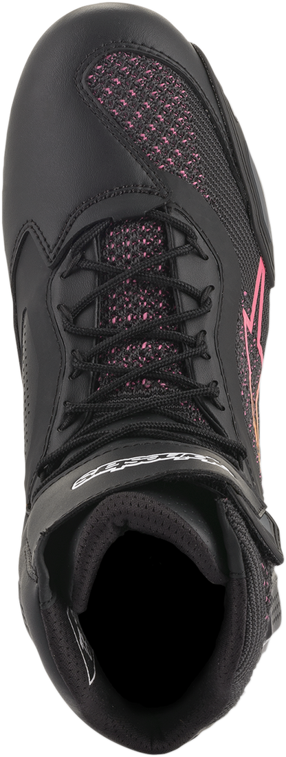 Alpinestars Stella Faster-3 Rideknit Shoes - Black/Yellow/Pink
