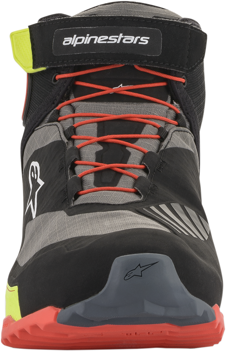 Alpinestars CR-X Drystar® Shoes - Black/Red/Yellow Fluorescent