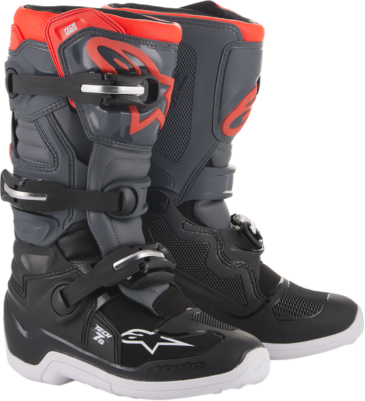 Alpinestars Youth Tech 7S Boots - Black/Gray