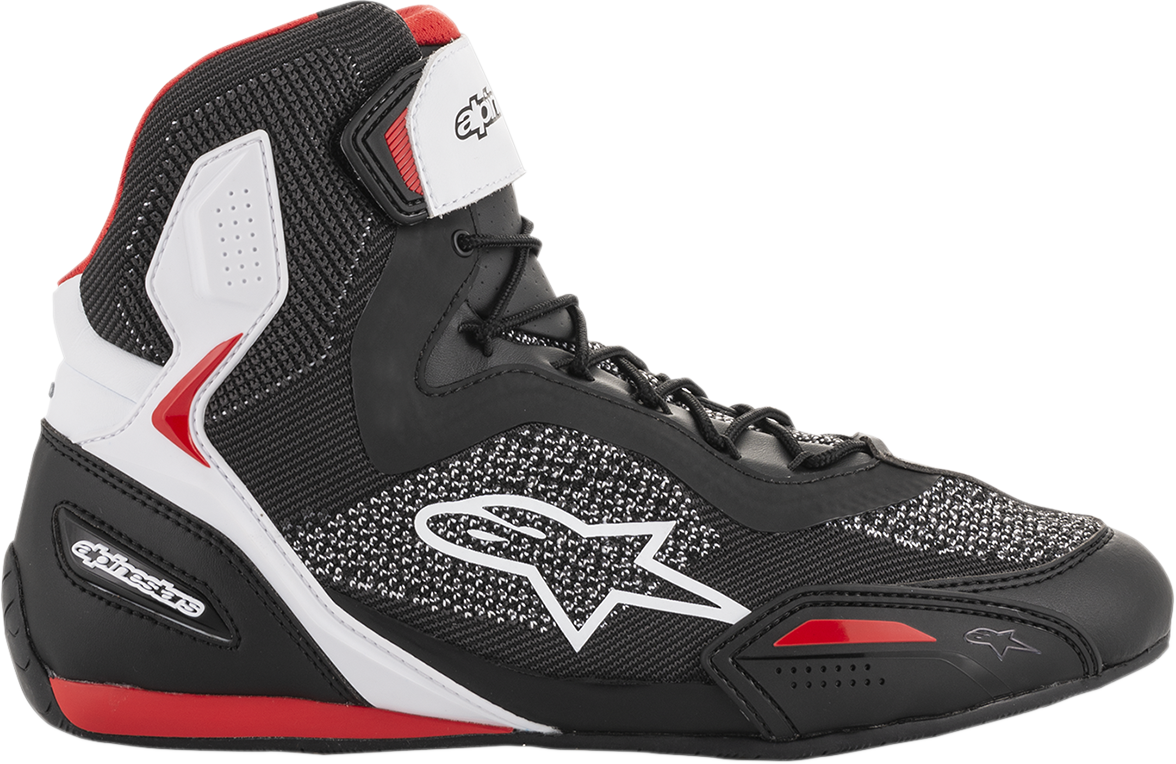 Alpinestars Faster-3 Rideknit® Shoes - Black/White/Red
