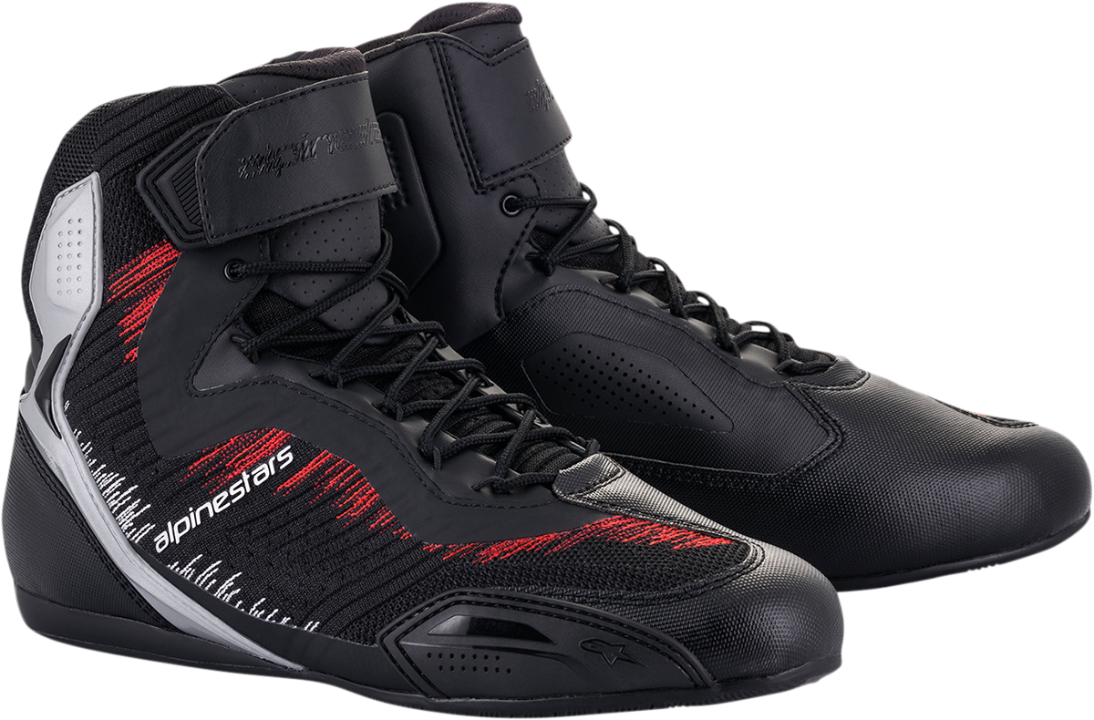 Alpinestars Faster-3 Rideknit® Shoes - Black/Silver/Red