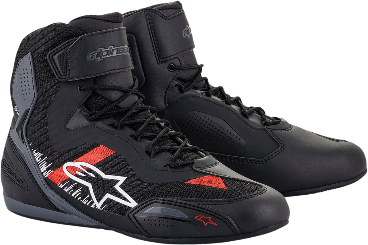 Alpinestars Faster-3 Rideknit® Shoes - Black/Gray/Red