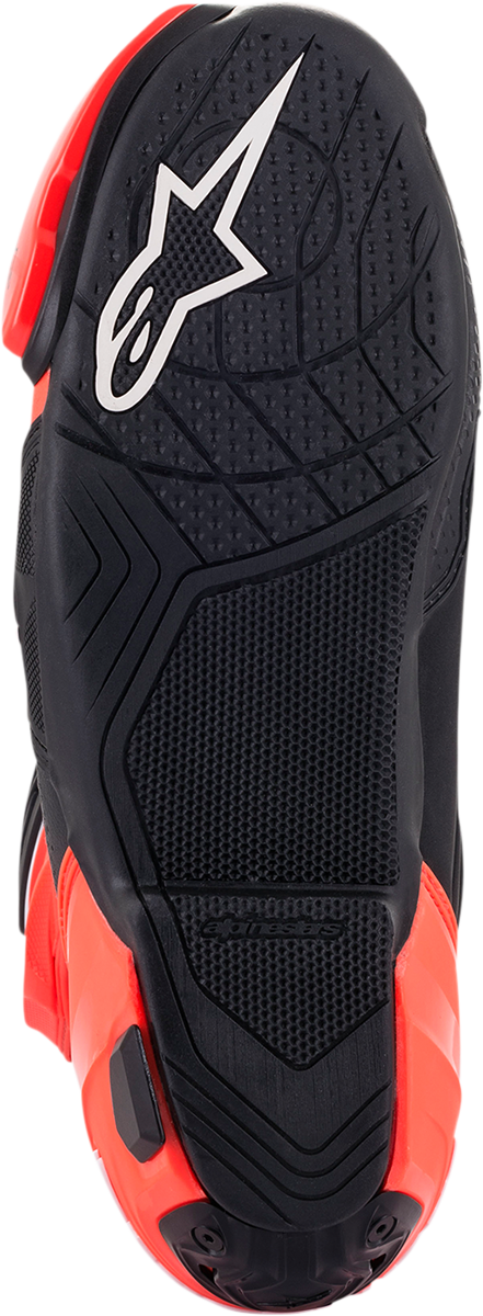 Alpinestars Supertech V Boots - Black/Fluo Red/White
