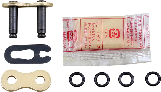 DID 520 VO - Gold & Black - Clip Connecting Link FJ520VOG