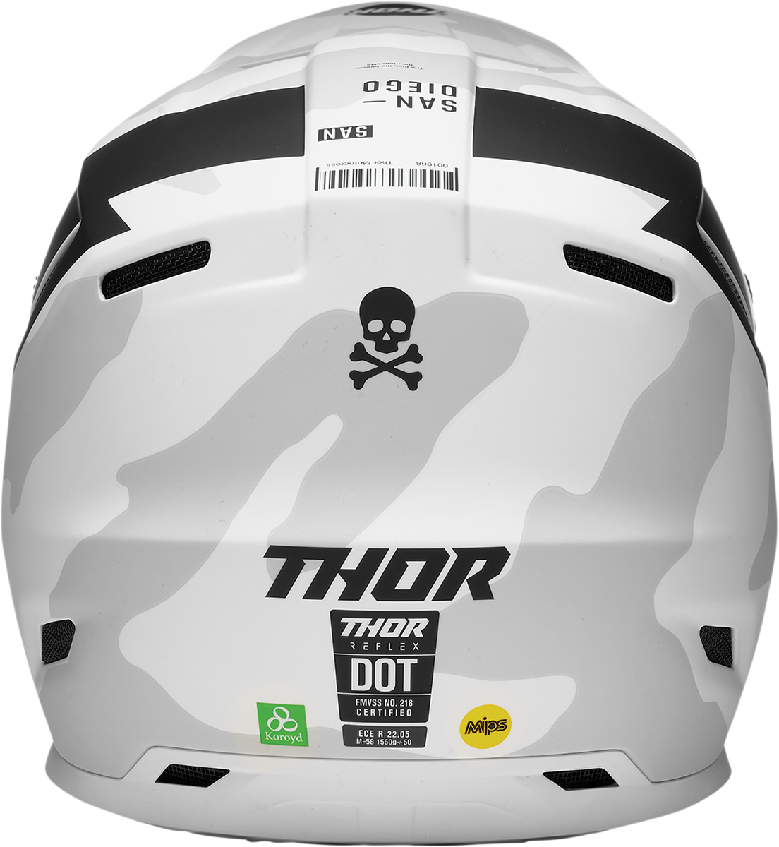 THOR Reflex Helmet - Cast - MIPS® - White/Black - 2XL 0110-7019