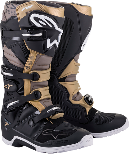 Alpinestars Tech 7 Enduro Drystar Boots - Black/Gray/Gold