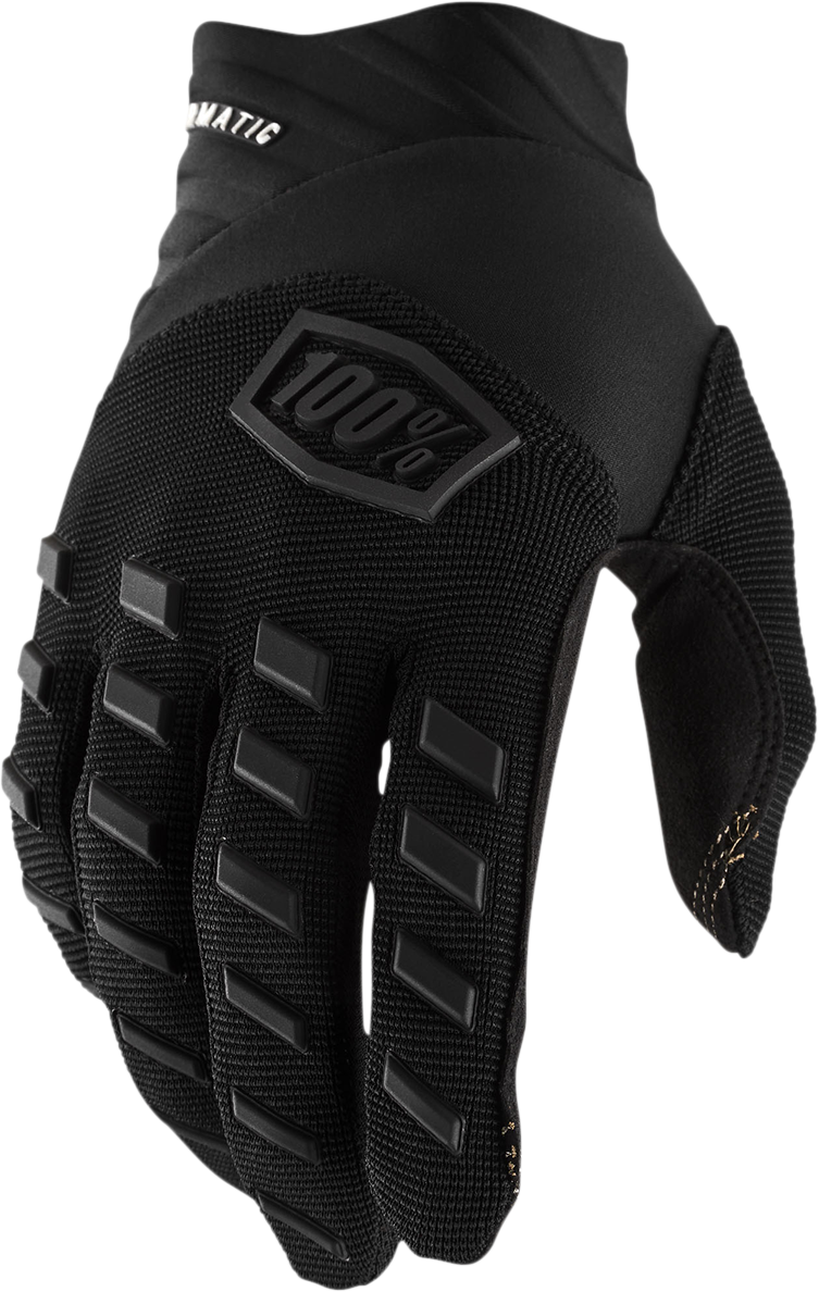 100% Airmatic Gloves - Black/Charcoal