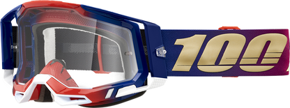 100% Racecraft 2 Goggle - United - Clear Lens 50009-00009
