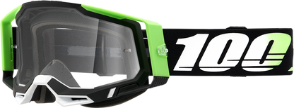 100% Racecraft 2 Goggle - Kalkuta - Silver Mirror Lens 50010-00006