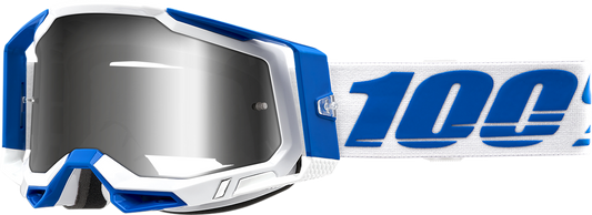 100% Racecraft 2 Goggle - Isola - Flash Silver Mirror Lens 50010-00005