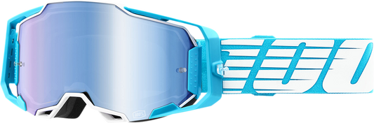 100% Armega Goggle - Oversized Sky - Blue Mirror Lens 50005-00010