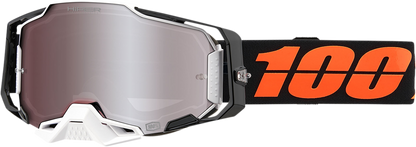 100% Armega Goggle - Blacktail - HiPER Silver Mirror Lens 50003-00002