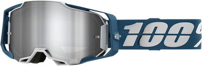 100% Armega Goggle - Albar - Flash Silver Mirror Lens 50005-00005