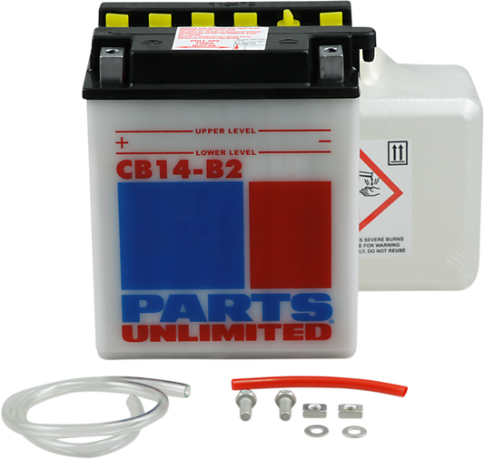 PARTS UNLIMITED Battery - YB14-B2 CB14-B2-FP