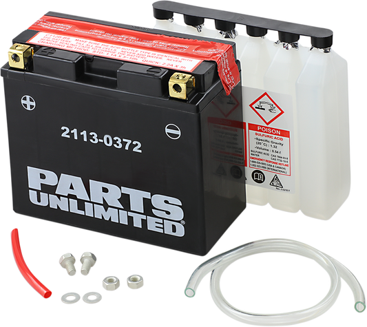 PARTS UNLIMITED AGM Battery - YT12B-BS CT12B-BS