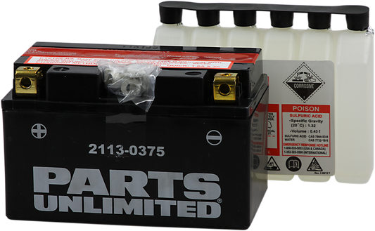 PARTS UNLIMITED AGM Battery - YTZ10S-BS CTZ10S-BS