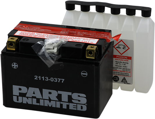 PARTS UNLIMITED AGM Battery - YTZ14S-BS CTZ14S-BS