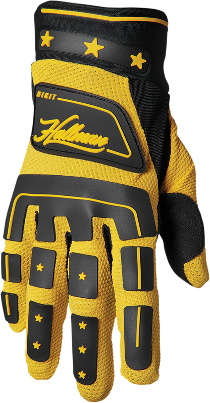 Thor Hallman Digit Gloves - Black/Yellow