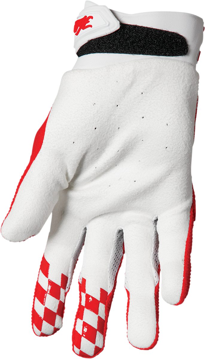 Thor Hallman Digit Gloves - White/Red