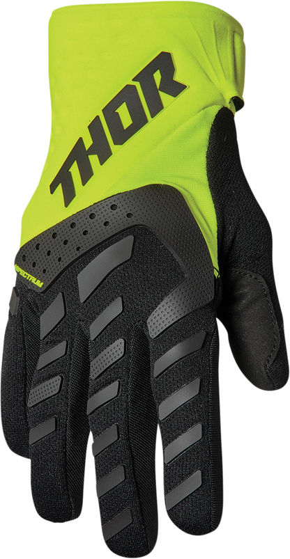 Thor Spectrum Gloves - Black/Acid