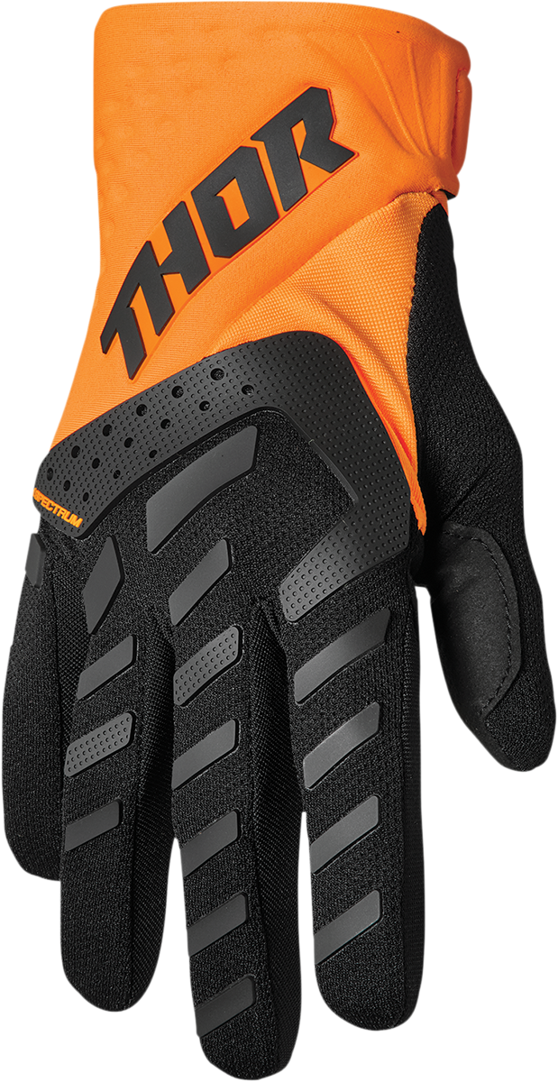 Thor Spectrum Gloves - Orange/Black