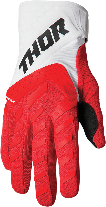 Thor Spectrum Gloves - Red/White