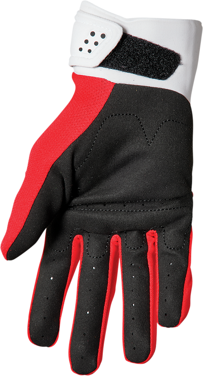 Thor Spectrum Gloves - Red/White