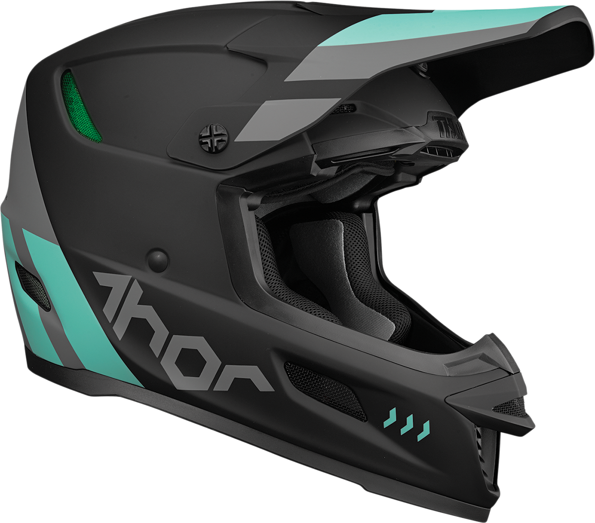 THOR Reflex Helmet - Cube - MIPS® - Black/Mint - XS 0110-7449